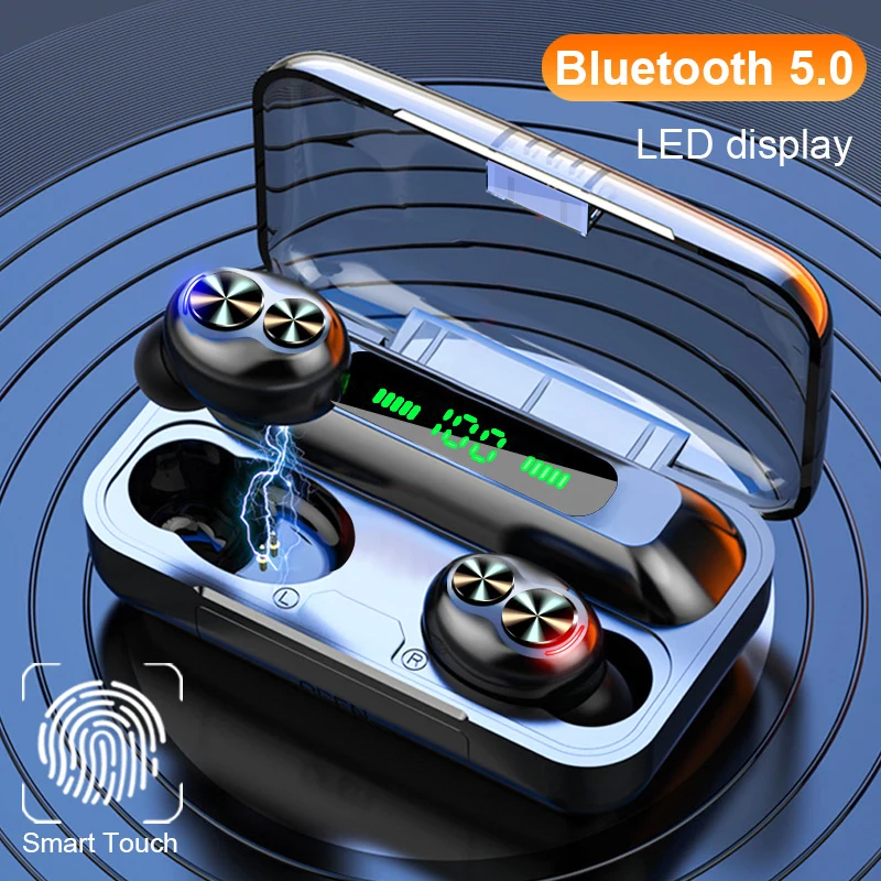 

2023 2023 TWS Earphones Wireless Bluetooth Headphones 4 Speakers Heavy Bass Stereo Headset Waterproof Sport Earbud With Mic HD