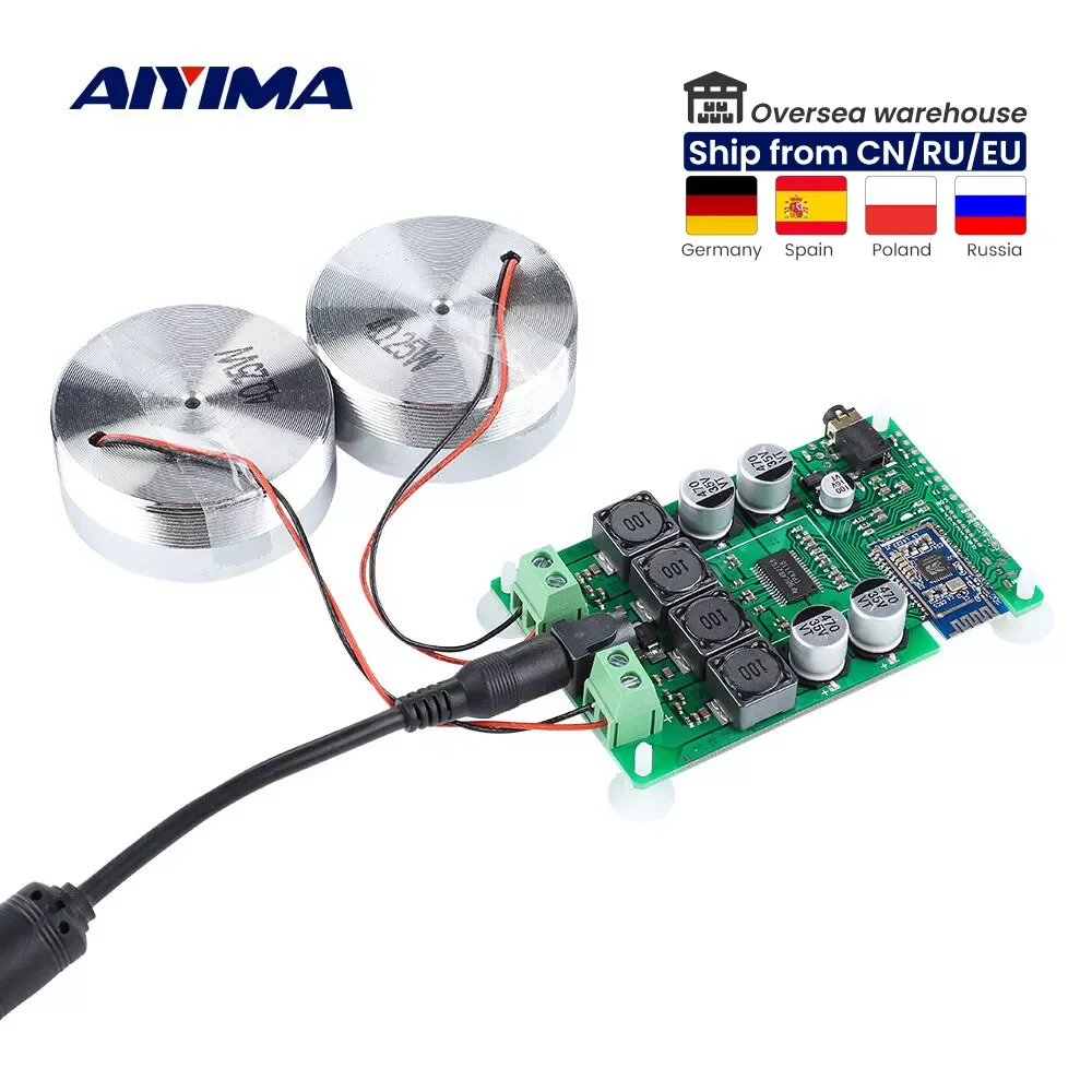 AIYIMA 2 Inch Audio Portable 25W Resonance Vibration Speaker TPA3118 Bluetooth-compatible Power Amplifier Sound Speaker DC12V5A
AIYIMA 2 Inch Audio Portable 25W Resonance Vibration Speaker TPA3118 Bluetooth-compatible Power Amplifier Sound Speaker DC12V5A