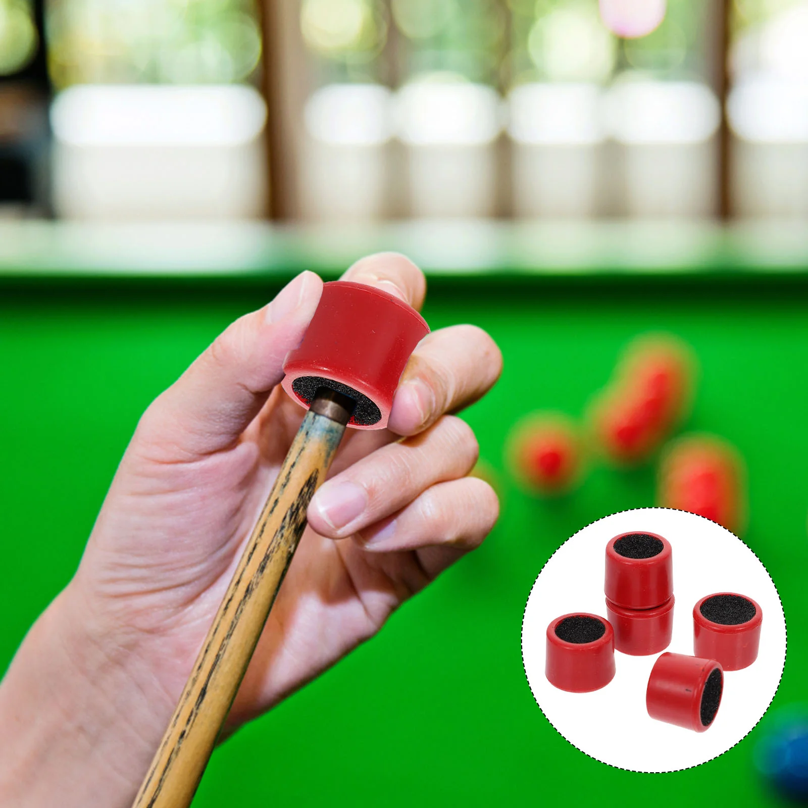 5Pcs Plastic Cue Tip Sander Billiard Pool Cue Tip Trimmer Pool Stick Tip Sander Tip Grinding Tool 
5Pcs Plastic Cue Tip Sander Billiard Pool Cue Tip Trimmer Pool Stick Tip Sander Tip Grinding Tool