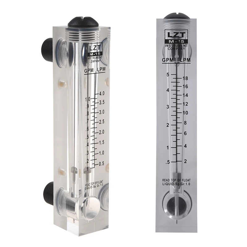 2 Pcs Panel Type Flow Meter : 1 Pcs 0.5-5 GPM 2-18 LPM Water Flow Panel Mount Type & 1 Pcs Black Adjustable Knob 0.1-1 GPM LZM-1
2 Pcs Panel Type Flow Meter : 1 Pcs 0.5-5 GPM 2-18 LPM Water Flow Panel Mount Type & 1 Pcs Black Adjustable Knob 0.1-1 GPM LZM-1