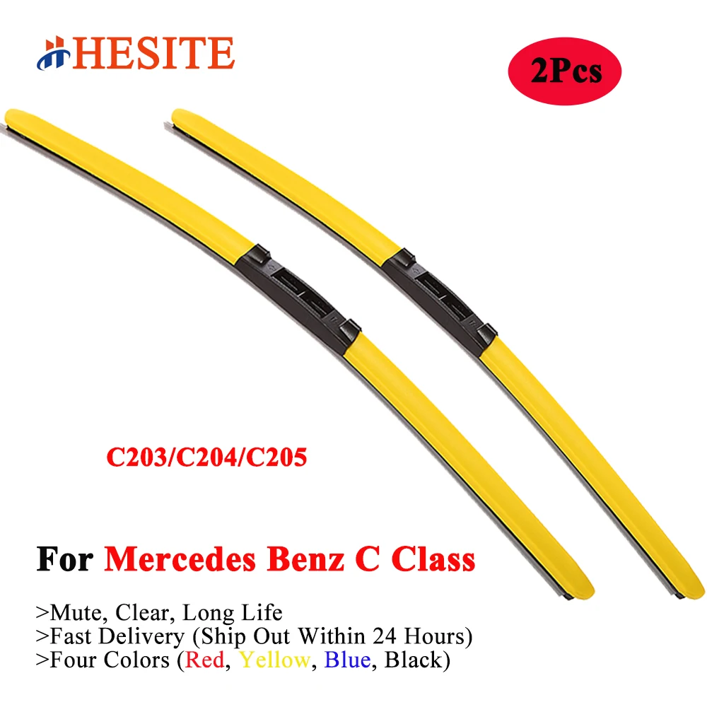 HESITE Colorful Windshield Red Wiper Blades For Mercedes Benz C Class Coupe Convertible C203 C204 C205 C180 C200 C350 C400 Model
HESITE Colorful Windshield Red Wiper Blades For Mercedes Benz C Class Coupe Convertible C203 C204 C205 C180 C200 C350 C400 Model