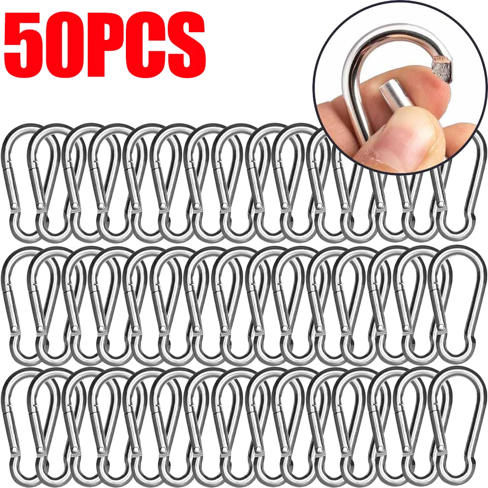 Алюминиевые карабины серебристого цвета
Алюминиевые карабины серебристого цвета