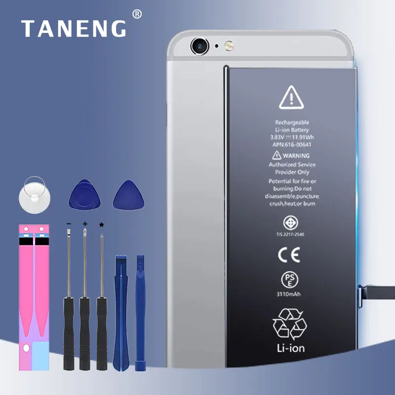 Battery For iPhone 8 7 6S 7P 6 Plus 7S X 5S 5 5SE Rechargeable Bateria For iPhone XR XS-MAX 11 With Free Tools Sticker
Battery For iPhone 8 7 6S 7P 6 Plus 7S X 5S 5 5SE Rechargeable Bateria For iPhone XR XS-MAX 11 With Free Tools Sticker
