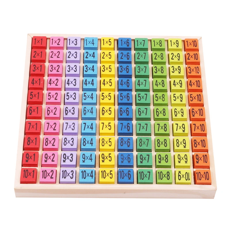 Kids Wooden Montessori Toys 99 Multiplication Table Math Toy Figure Blocks Baby Educational Montessori Wooden Toys For Children 
Kids Wooden Montessori Toys 99 Multiplication Table Math Toy Figure Blocks Baby Educational Montessori Wooden Toys For Children