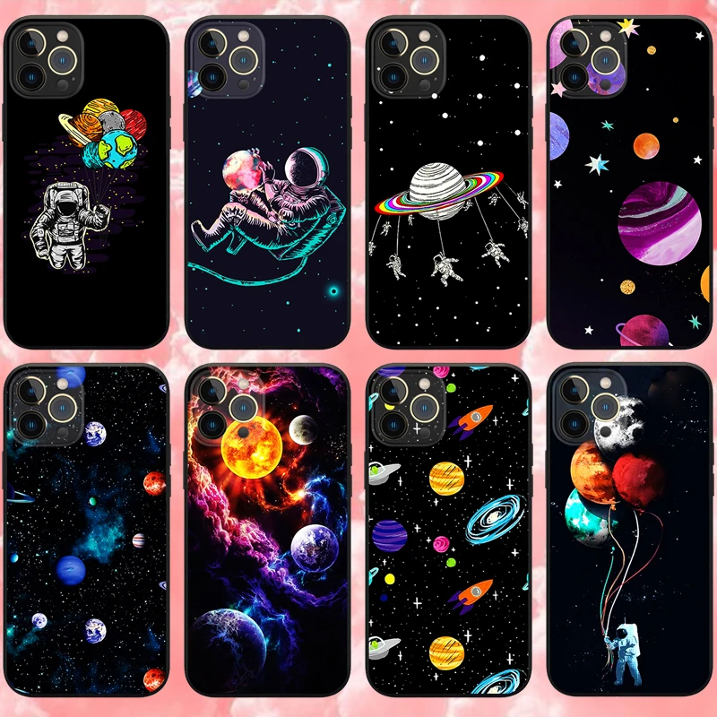 Cartoon Astronaut Planet Galaxy Phone Case for Iphone 11 12 13 Pro Max 12 Mini XR XS 8 X 7 6 6s Plus SE Silicone Cover Fundas
Cartoon Astronaut Planet Galaxy Phone Case for Iphone 11 12 13 Pro Max 12 Mini XR XS 8 X 7 6 6s Plus SE Silicone Cover Fundas