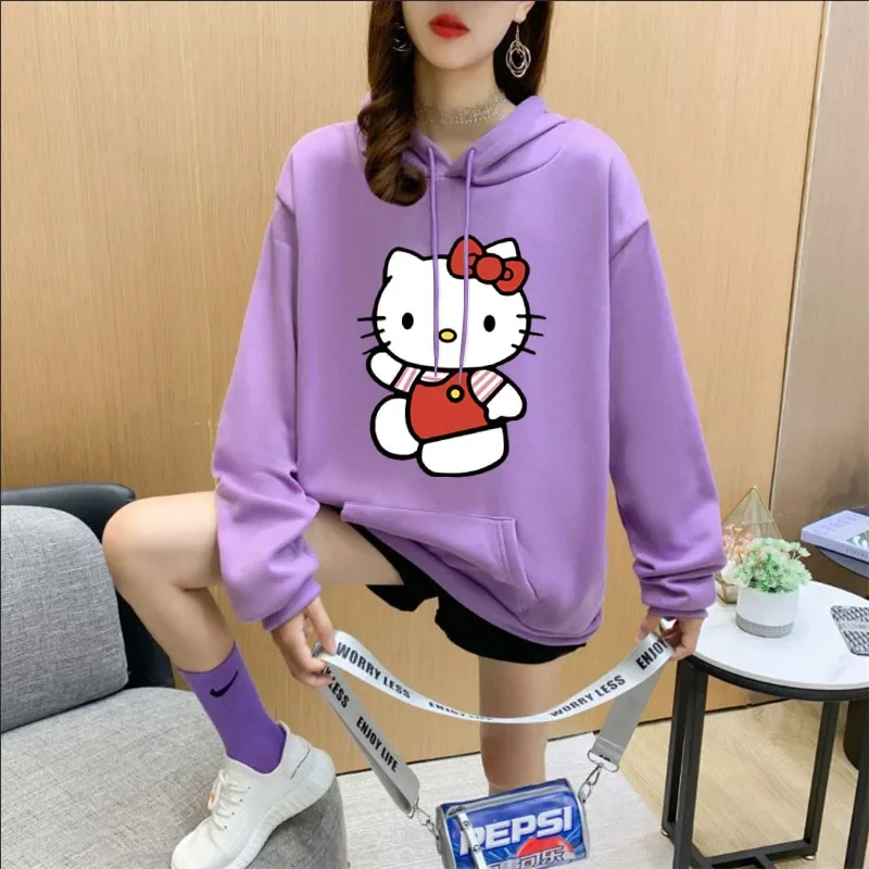 Hello Kitty Velvet Hooded Sweatshirt for Women Autumn and Winter 2023 New Korean Style Loose Little Cute Style Printed Ins Top
Hello Kitty Velvet Hooded Sweatshirt for Women Autumn and Winter 2023 New Korean Style Loose Little Cute Style Printed Ins Top