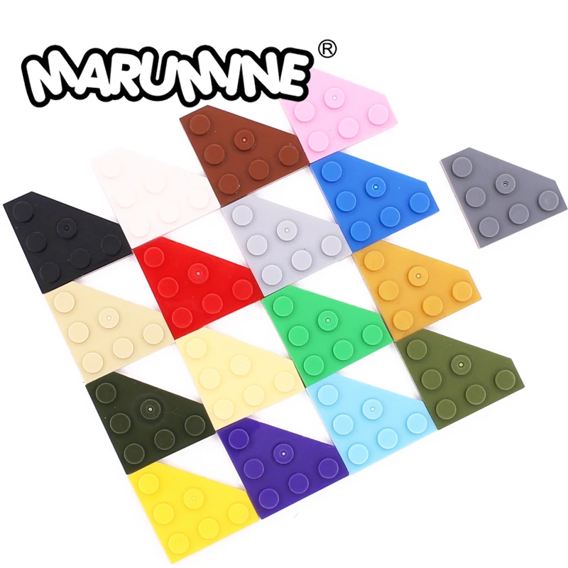 Marumine 2450 Wedge Plate 3x3 Cut Corner Construction Brick Assembling Parts Classic Ideas Building Blocks Toys For Children
Marumine 2450 Wedge Plate 3x3 Cut Corner Construction Brick Assembling Parts Classic Ideas Building Blocks Toys For Children