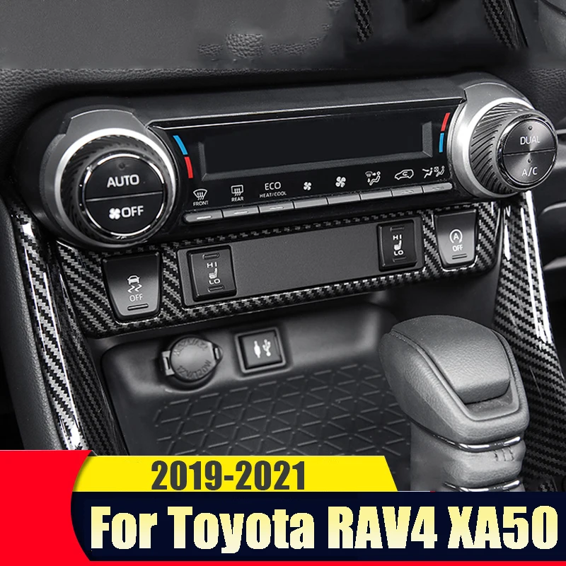 For Toyota RAV4 XA50 2019 2020 2021 2022 RAV 4 ABS Car Central Control Trim Panel Cover Seat Heat Button Frame Accessories
For Toyota RAV4 XA50 2019 2020 2021 2022 RAV 4 ABS Car Central Control Trim Panel Cover Seat Heat Button Frame Accessories