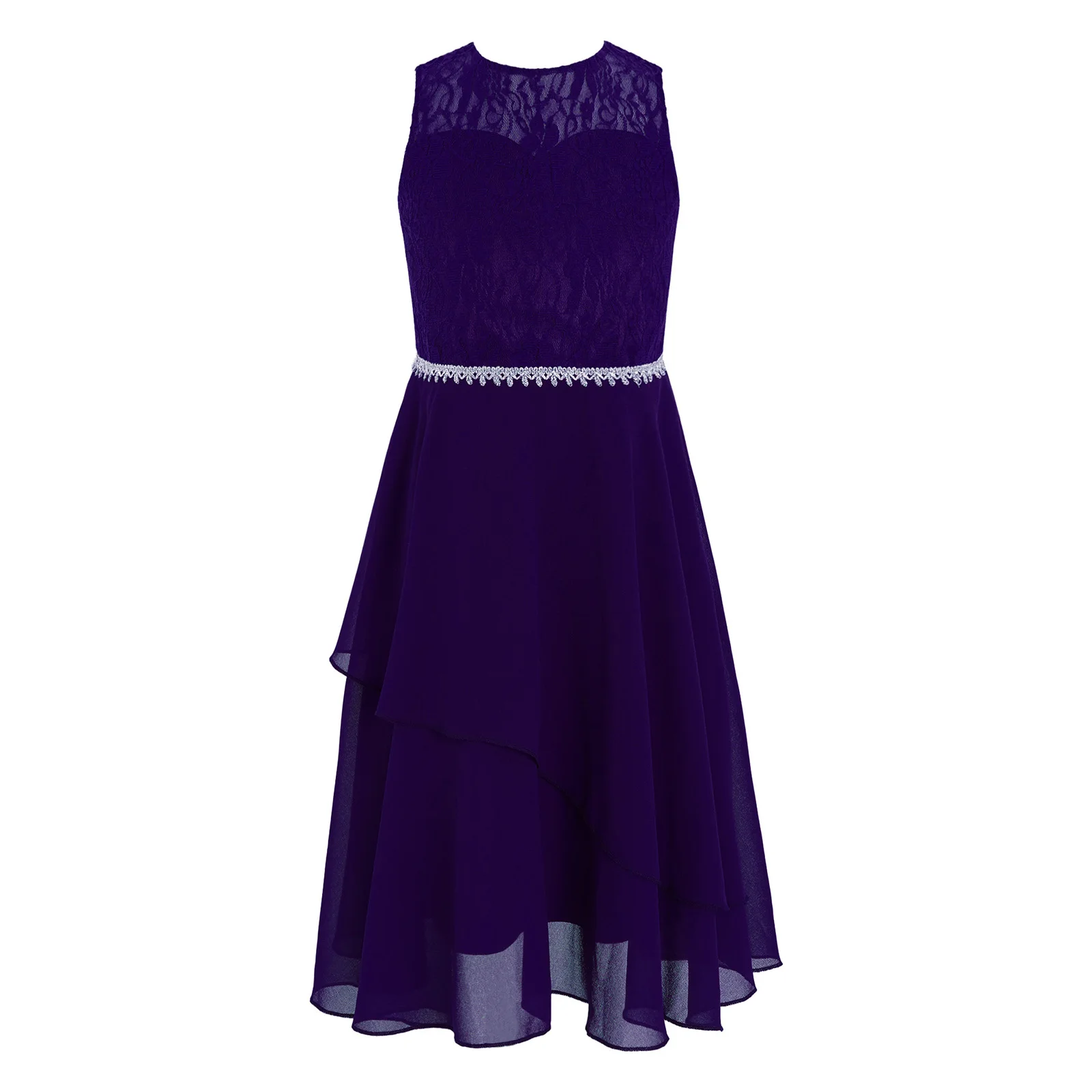 Kids Girls Elegant Summer Lace Party Dress for Wedding Birthday Sleeveless Backless Shiny Trim Chiffon Princess Dresses
Kids Girls Elegant Summer Lace Party Dress for Wedding Birthday Sleeveless Backless Shiny Trim Chiffon Princess Dresses