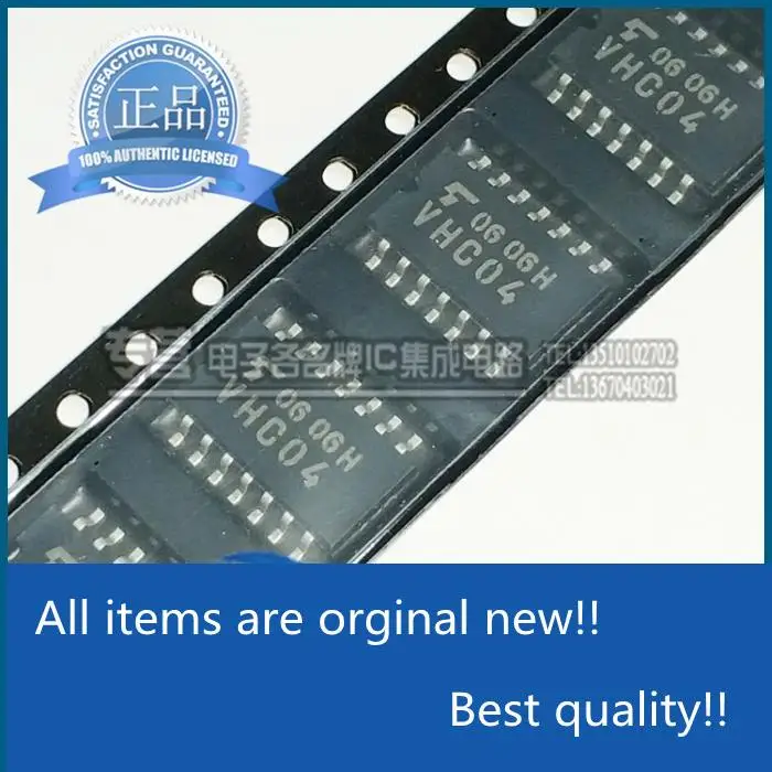 10 шт. 100% оригинальный новый TC74VHC04F Silkscreen VHC04 Средний патч для тела SO-14
10 шт. 100% оригинальный новый TC74VHC04F Silkscreen VHC04 Средний патч для тела SO-14