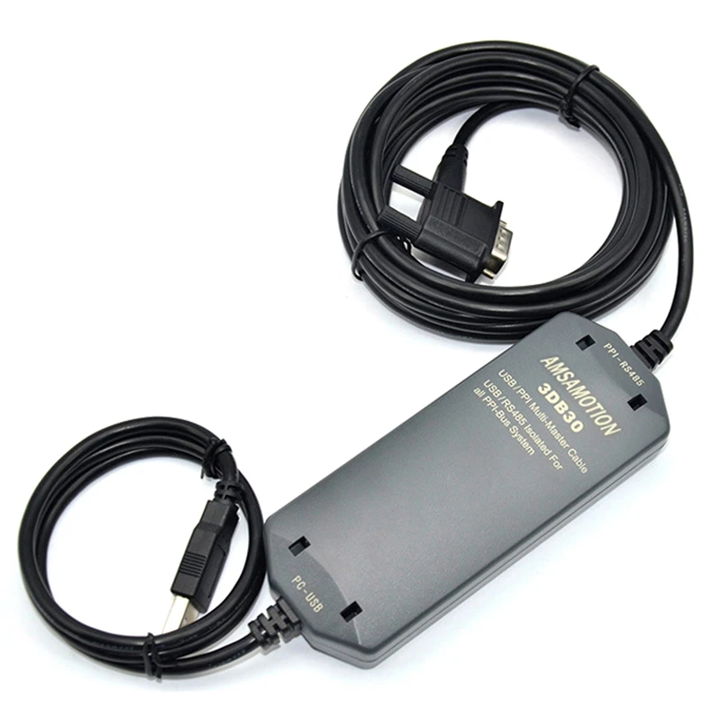 1 Pcs Programming Cable S7-200PLC Data Communication Line USB-PPI Download Line 3DB30 Suitable For PLC
1 Pcs Programming Cable S7-200PLC Data Communication Line USB-PPI Download Line 3DB30 Suitable For PLC