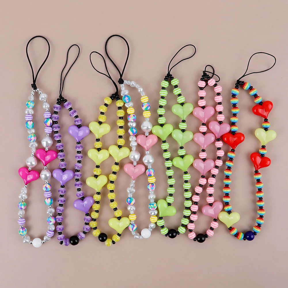 FishSheep Boho красочные бусины в форме сердца Длинная цепочка для телефона ремешок для девушек ручной работы из бисера строп подвесной шнурок же...
FishSheep Boho красочные бусины в форме сердца Длинная цепочка для телефона ремешок для девушек ручной работы из бисера строп подвесной шнурок же...