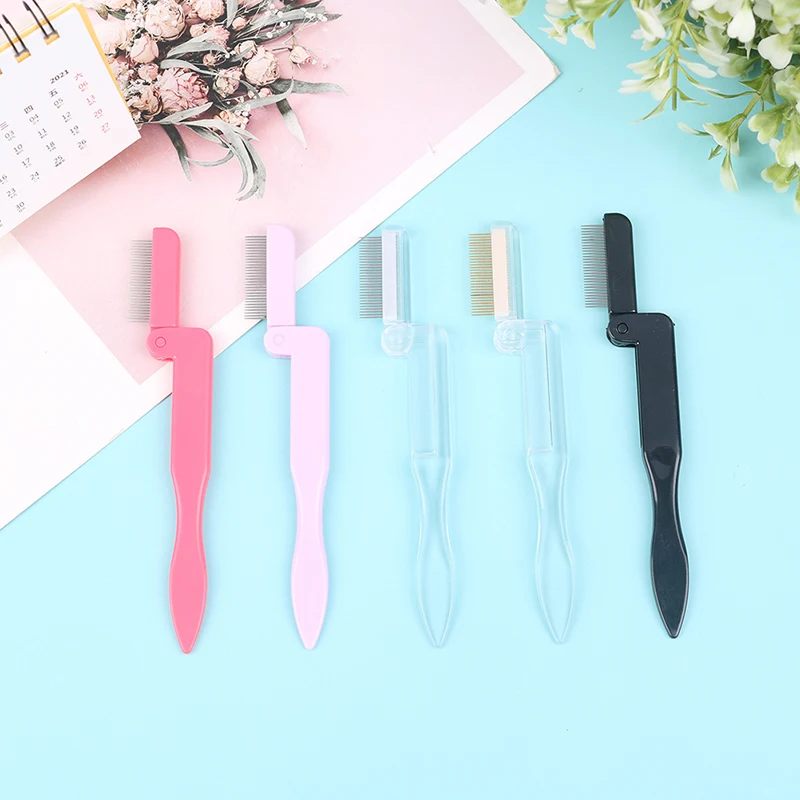 Eyelash Comb Black Foldable Eyelashes Extension Eyebrow Metal Dual Comb Brush Eye Lashes Beauty Cosmetic Tools
Eyelash Comb Black Foldable Eyelashes Extension Eyebrow Metal Dual Comb Brush Eye Lashes Beauty Cosmetic Tools