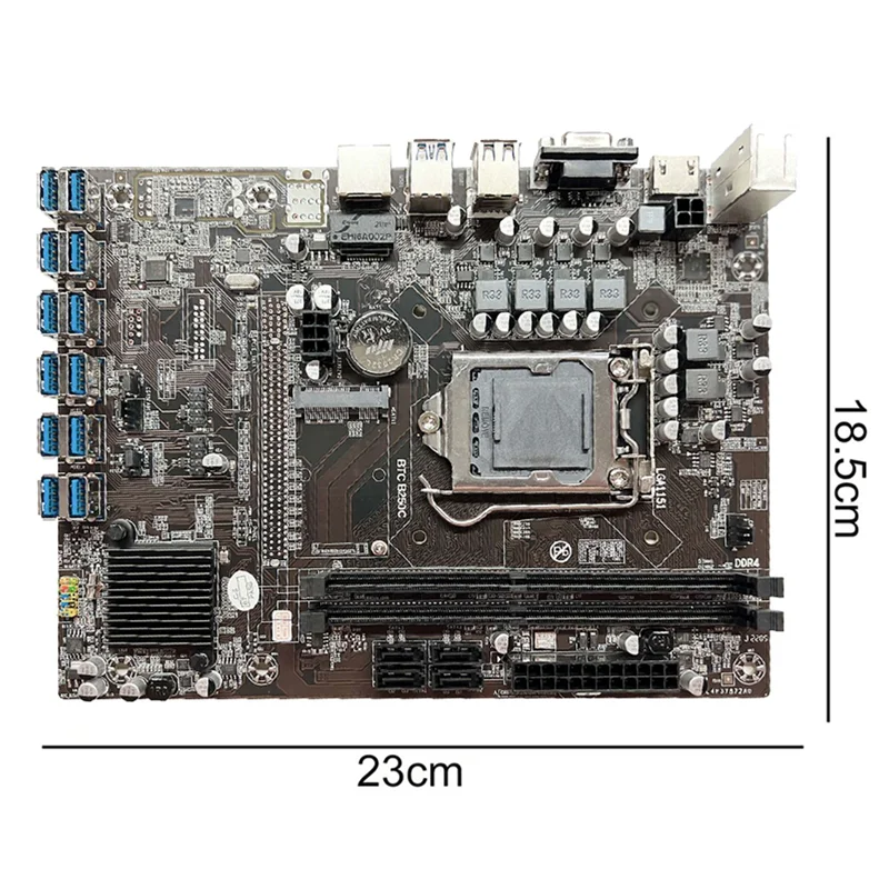 B250C ETH Miner Motherboard+G4400 CPU+DDR4 8GB 2133Mhz RAM+SATA Cable+Switch Cable+Baffle 12XUSB3.0 LGA1151 for BTC
B250C ETH Miner Motherboard+G4400 CPU+DDR4 8GB 2133Mhz RAM+SATA Cable+Switch Cable+Baffle 12XUSB3.0 LGA1151 for BTC