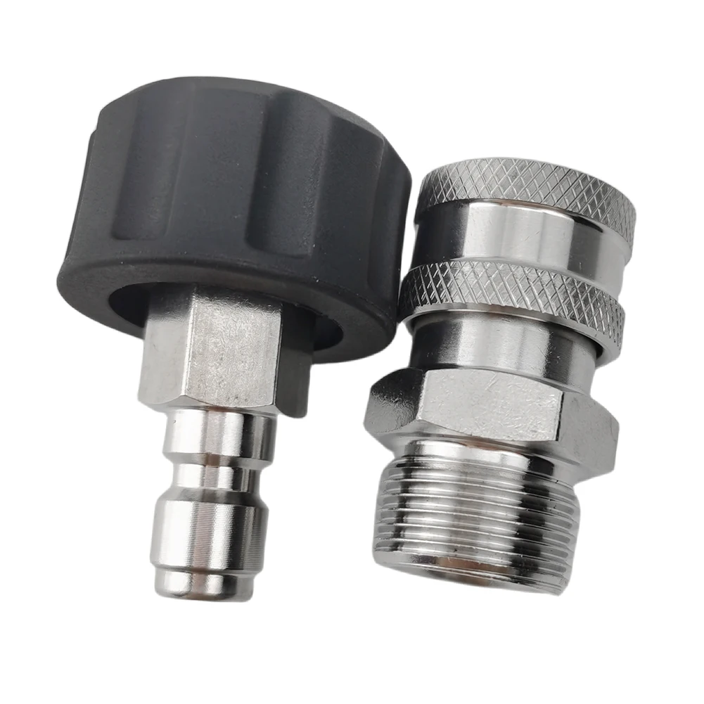 Pressure Washer Adapter M22 To 1/4 Inch Garden Irrigation Connector Stainless Steel Quick Coupling Hose Fitting for Water Gun
Pressure Washer Adapter M22 To 1/4 Inch Garden Irrigation Connector Stainless Steel Quick Coupling Hose Fitting for Water Gun