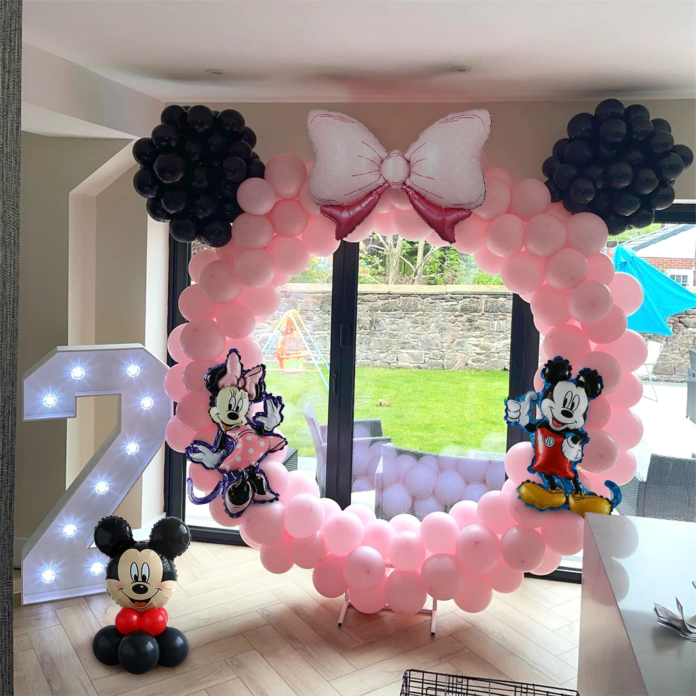165 Pcs Pink Disney Mickey Minnie Bow Party Balloons Arch Garland Kit For Girls Birthday Wedding Decoration Supplies Kids Gifts
165 Pcs Pink Disney Mickey Minnie Bow Party Balloons Arch Garland Kit For Girls Birthday Wedding Decoration Supplies Kids Gifts