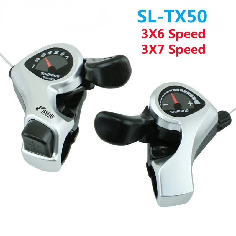 TX50 Shifter SL-TX50 Bicycle Shift Lever 3 6 7s 18 21 Speed MTB Bike Shifter Trigger Switch Left/Right Cable 3x6/3x7
TX50 Shifter SL-TX50 Bicycle Shift Lever 3 6 7s 18 21 Speed MTB Bike Shifter Trigger Switch Left/Right Cable 3x6/3x7