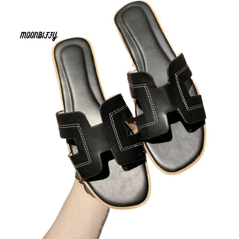 Outer Wear Flat Beach Shoes Comfortable Women's Shoes One-Word Sandals and Slippers Style Slippers Women Summer Fashion
Outer Wear Flat Beach Shoes Comfortable Women's Shoes One-Word Sandals and Slippers Style Slippers Women Summer Fashion