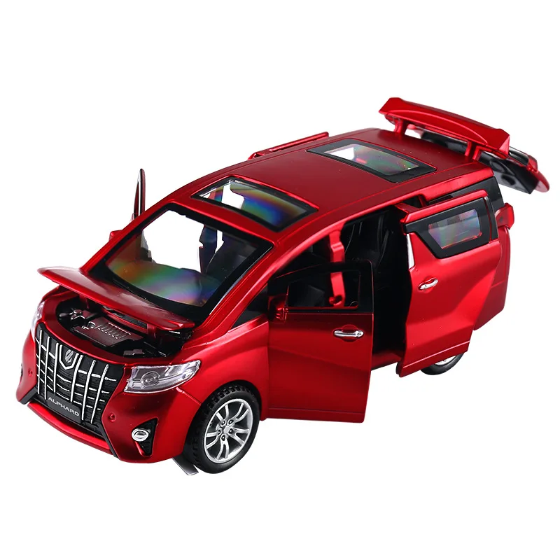 Модель автомобиля Toyota ALPHARD в масштабе 1:32, литая модель из металлического сплава, со звуком светильник, коллекционная детская игрушка, подаро...
Модель автомобиля Toyota ALPHARD в масштабе 1:32, литая модель из металлического сплава, со звуком светильник, коллекционная детская игрушка, подаро...