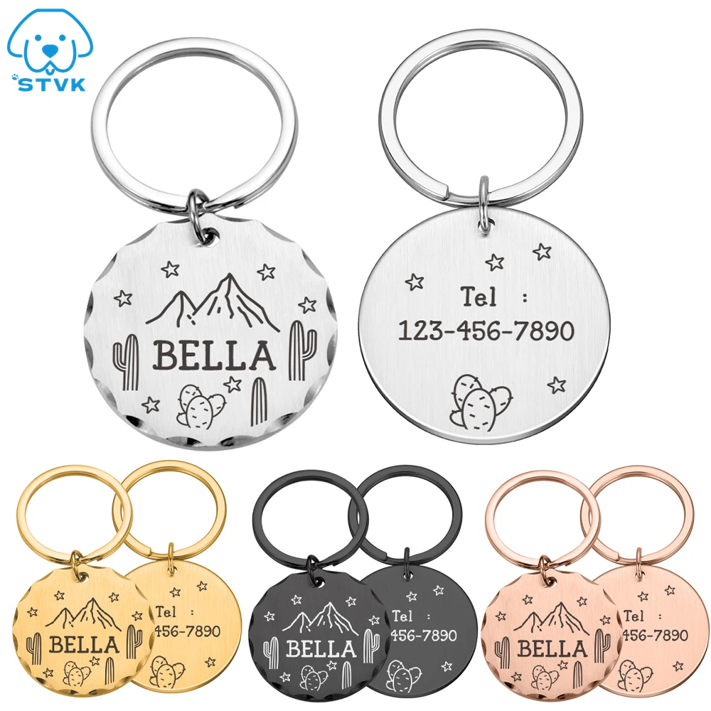 Personalized Pet Cat Dog ID Tag Collar Accessories Free Custom Engraved Necklace Chain Charm Supplies for Dog Tag Name Products
Personalized Pet Cat Dog ID Tag Collar Accessories Free Custom Engraved Necklace Chain Charm Supplies for Dog Tag Name Products