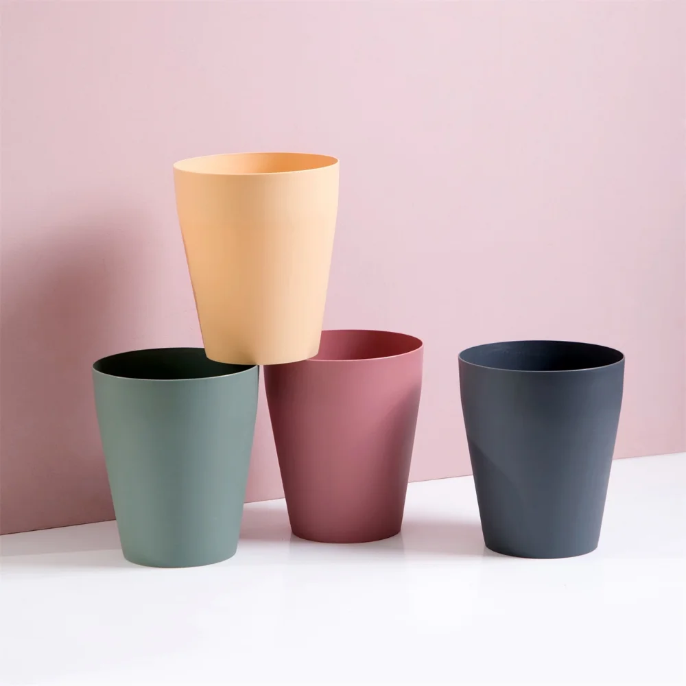 Colourful Trash Can Waste Bins Lidless Plastic Paper Basket Creative Dustbin Home Office Simple Rubbish Garbage Can
Colourful Trash Can Waste Bins Lidless Plastic Paper Basket Creative Dustbin Home Office Simple Rubbish Garbage Can