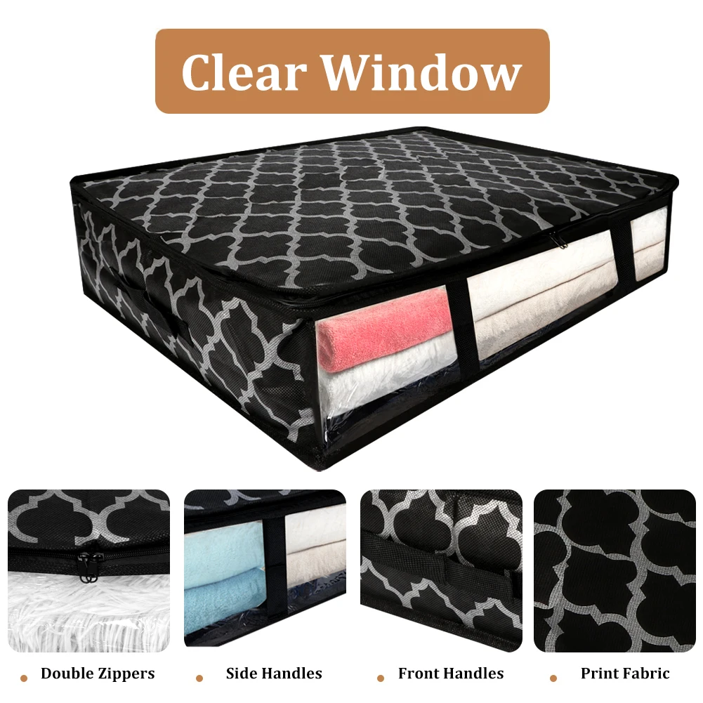 Large -Capacity Blanket Quilt Clothes Organizers Closet Bags Home Foldable Moisture-Proof Storage Case Zipper Household Cabinet
Large -Capacity Blanket Quilt Clothes Organizers Closet Bags Home Foldable Moisture-Proof Storage Case Zipper Household Cabinet