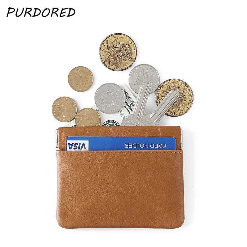 PURDORED 1 Pc Cow Leather Men Coin Purse Wallet Mini Credit Business Card Holders Thin Card Key Earphone Bag Portemonaie
PURDORED 1 Pc Cow Leather Men Coin Purse Wallet Mini Credit Business Card Holders Thin Card Key Earphone Bag Portemonaie