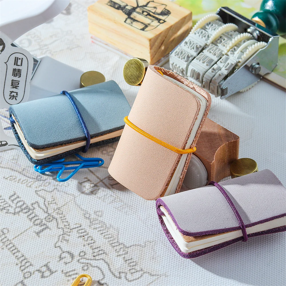 1pc Mini Travel Book Pendant Portable Leather Memo Pad Notebook Hang Buckle Journal Booklet Scrapbooking Diary Notebook
1pc Mini Travel Book Pendant Portable Leather Memo Pad Notebook Hang Buckle Journal Booklet Scrapbooking Diary Notebook