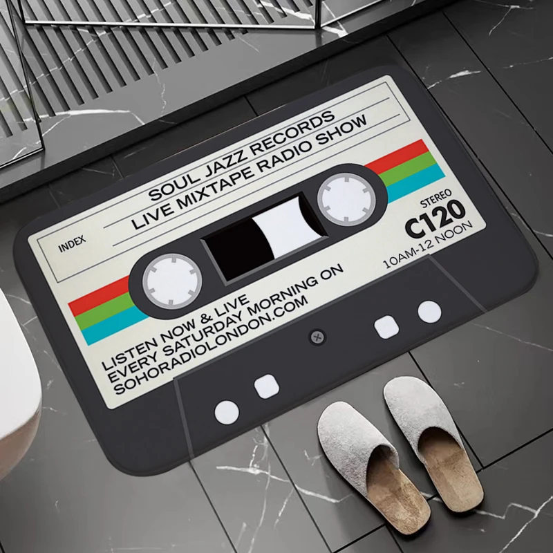 Cassette Tape Welcome Home Decor Long Corridor Carpet Entrance Doormat Absorbent Floor Mat Balcony Bedroom Mats Living Room Rug
Cassette Tape Welcome Home Decor Long Corridor Carpet Entrance Doormat Absorbent Floor Mat Balcony Bedroom Mats Living Room Rug