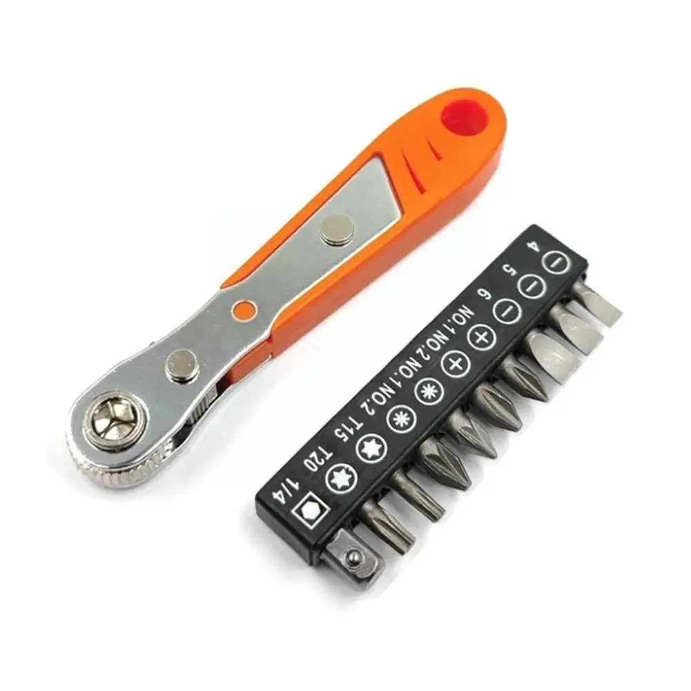Mini Hexagon Ratchet Spanner Wrench 1/4inch Quick Release Socket Tool Household Handle Repair Wrench Screwdriver for Car Ve N0W2
Mini Hexagon Ratchet Spanner Wrench 1/4inch Quick Release Socket Tool Household Handle Repair Wrench Screwdriver for Car Ve N0W2