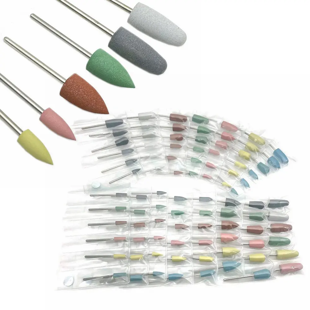 6pcs Silicone Rubber Dental Polishing Polisher Grinders Nail Drill Bits for Electric Manicure Diamond 2.35mm Shank
6pcs Silicone Rubber Dental Polishing Polisher Grinders Nail Drill Bits for Electric Manicure Diamond 2.35mm Shank