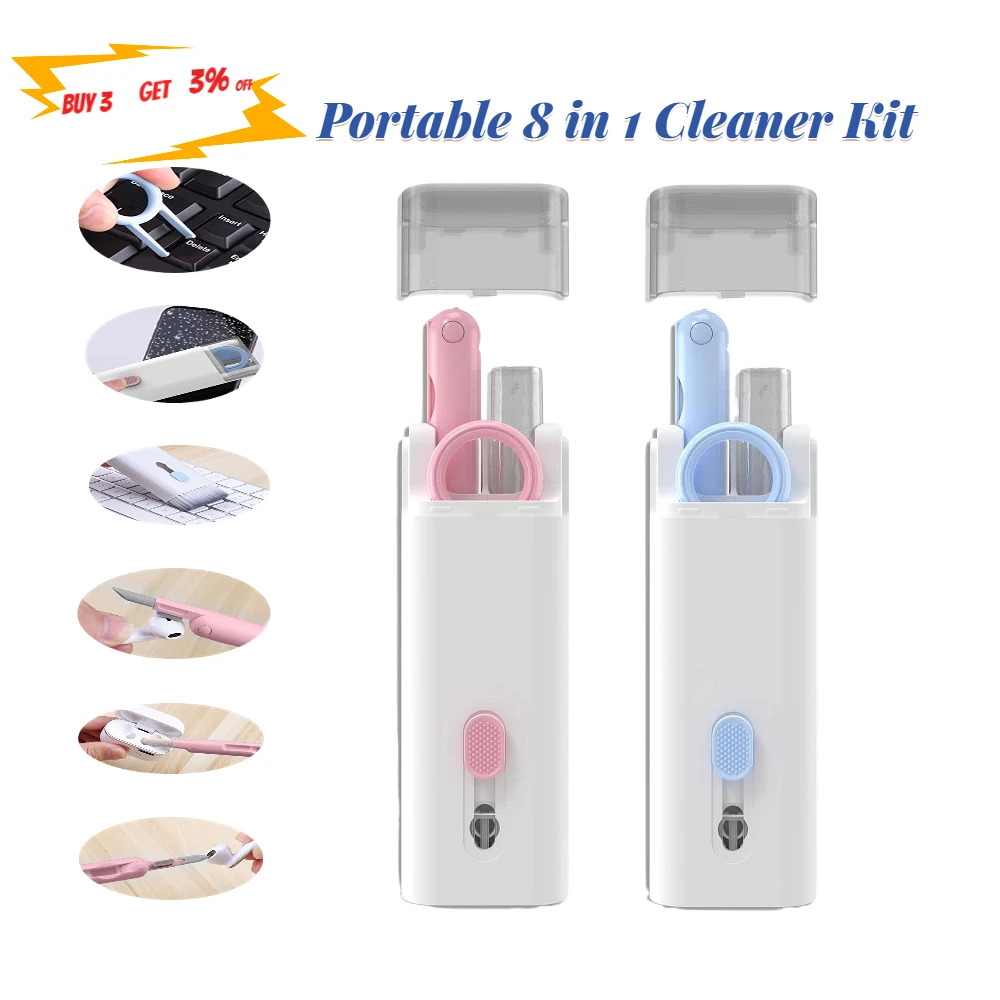 8 в 1, набор для чистки наушников
8 в 1, набор для чистки наушников