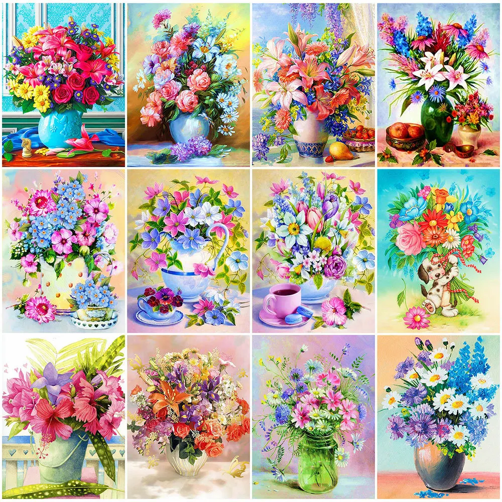 HUACAN 5D Diamond Painting Flower Lily Diamond Mosaic Rose Full Embroidery Cross Stitch Kits Wall Paintings
HUACAN 5D Diamond Painting Flower Lily Diamond Mosaic Rose Full Embroidery Cross Stitch Kits Wall Paintings