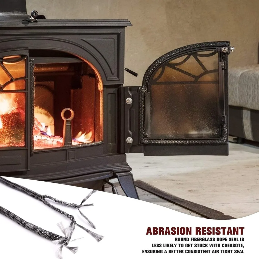 Brand New High Quality Fiberglass Rope Seal Black Stove Door Seal Fiberglass Fire Rope Wood Burning Stove 12mm
Brand New High Quality Fiberglass Rope Seal Black Stove Door Seal Fiberglass Fire Rope Wood Burning Stove 12mm