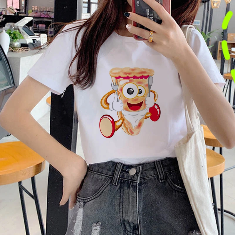 T-Shirts For Women Pizza Print Cartoon 90s Casual Top Lady Womens Harajuku Graphic T Shirt Ladies Female Tee T-Shirt
T-Shirts For Women Pizza Print Cartoon 90s Casual Top Lady Womens Harajuku Graphic T Shirt Ladies Female Tee T-Shirt