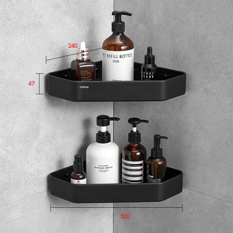 Thickening Bathroom Shelves Perforation Razor Towel Toilet Storage Corner Shelf Aluminum Alloy Almacenaje Bathroom Furniture
Thickening Bathroom Shelves Perforation Razor Towel Toilet Storage Corner Shelf Aluminum Alloy Almacenaje Bathroom Furniture