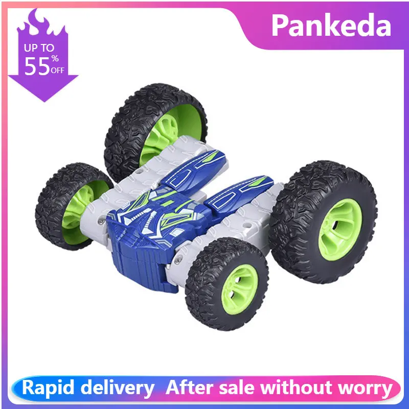 

2.4G Remote Control Mini Fancy Rolling Car High-Speed Stunts Flip 360° Standing Rotation Stunt Dumper RC Drift-Buggy Toys Boys