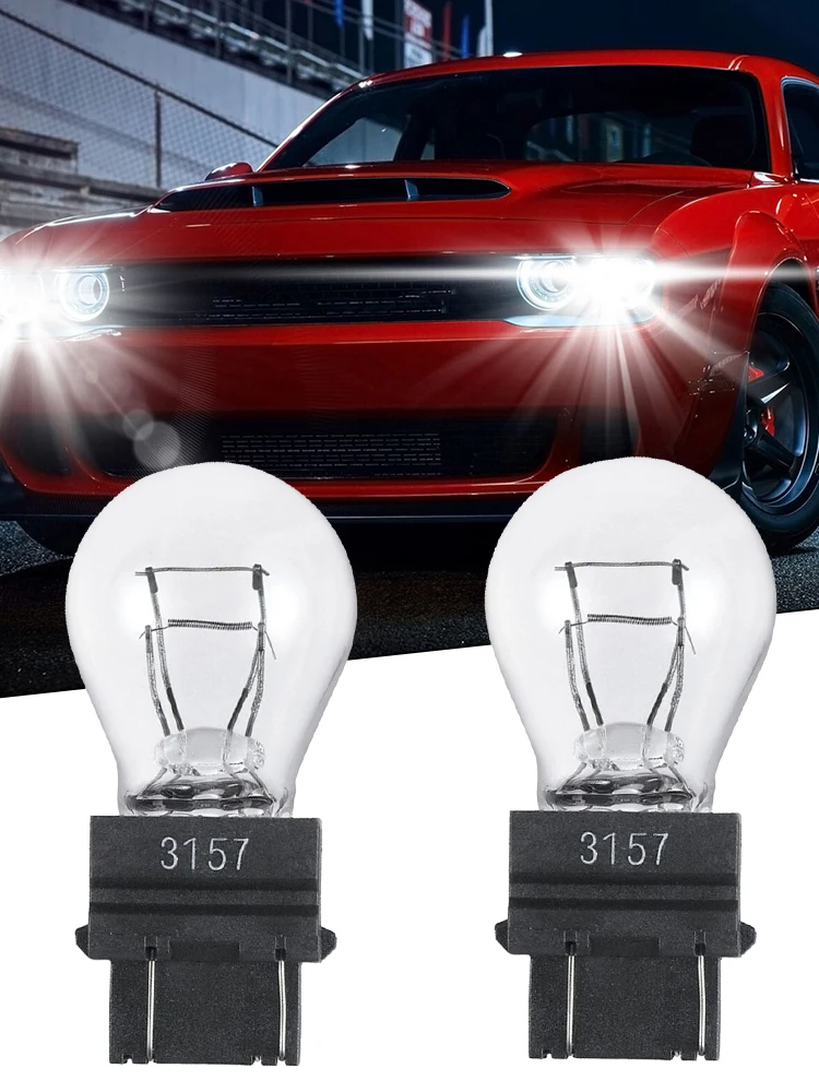 2 Pack 3157 12V 21/5W Clear Shell Tail Signal Brake Light Bulbs Replacement Brake Light, Reverse Light, Tail Light, Turn Signal
2 Pack 3157 12V 21/5W Clear Shell Tail Signal Brake Light Bulbs Replacement Brake Light, Reverse Light, Tail Light, Turn Signal