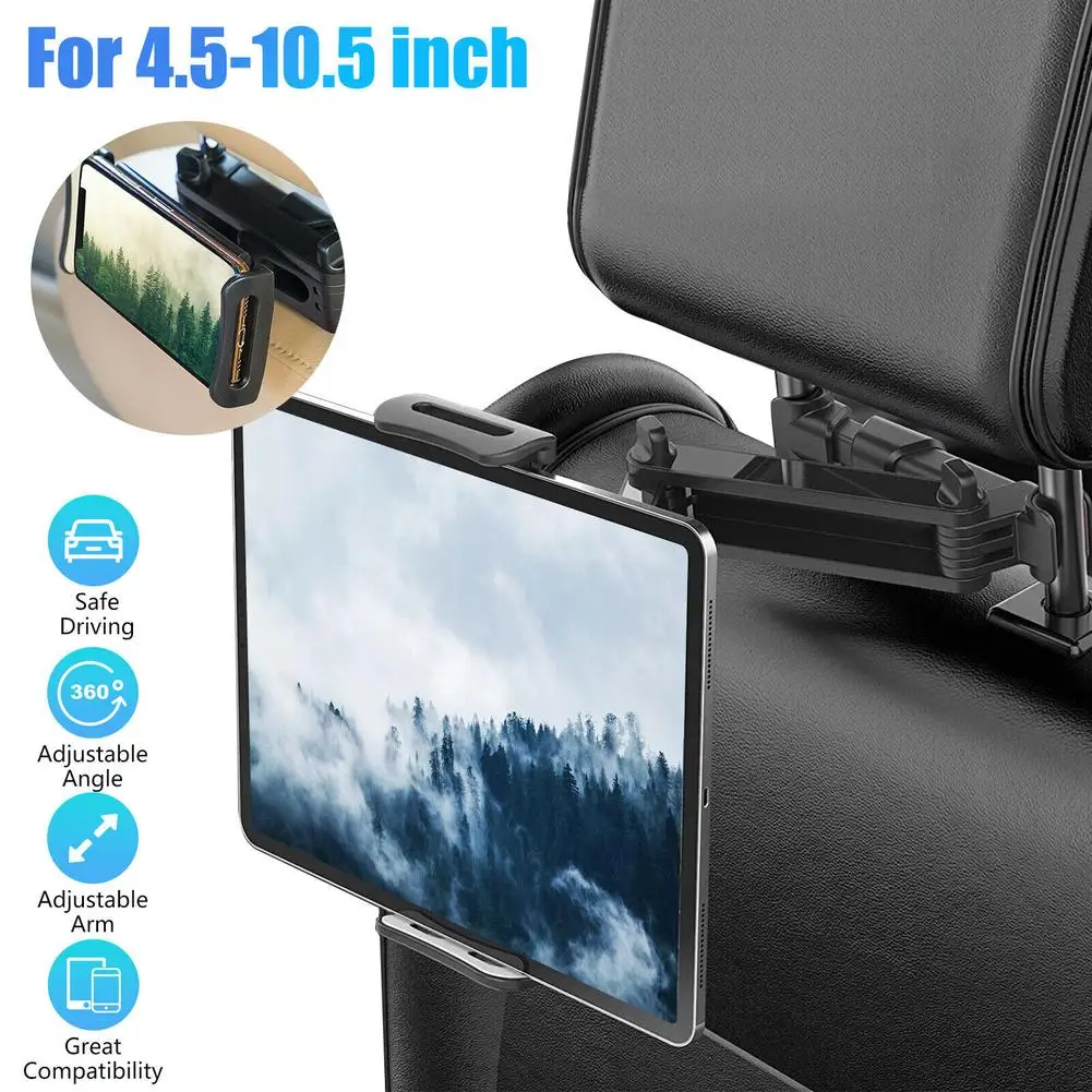 Car Headrest Tablet Mount Holder Compatible For Mobile Phone Universal Telescopic Rack Support Frame
Car Headrest Tablet Mount Holder Compatible For Mobile Phone Universal Telescopic Rack Support Frame