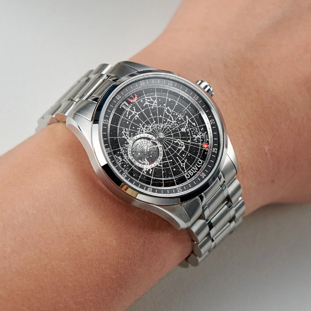 OBLVLO Top Brand Men Watch Stainless Steel Top Quailty Luxury Earth Star Automatic Mechanical Watch for Men Waterproof GC
OBLVLO Top Brand Men Watch Stainless Steel Top Quailty Luxury Earth Star Automatic Mechanical Watch for Men Waterproof GC