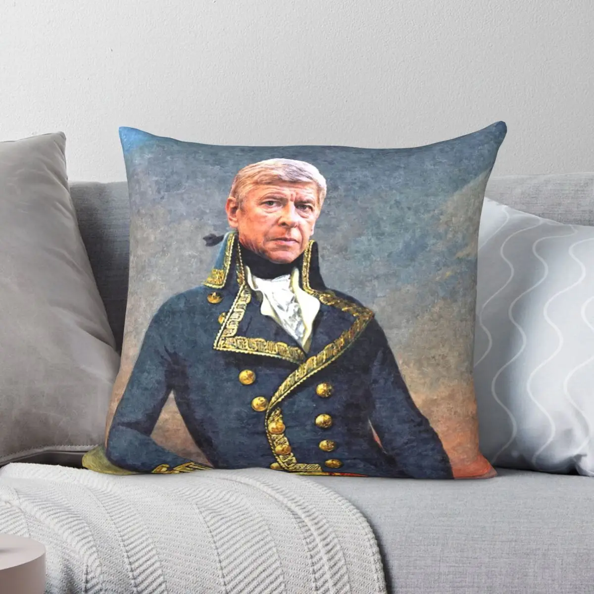 Чехол для подушки маршала мышьяка Wenger, чехол из полиэстера и льна с бархатным узором на молнии, декоративный чехол для дивана и подушки