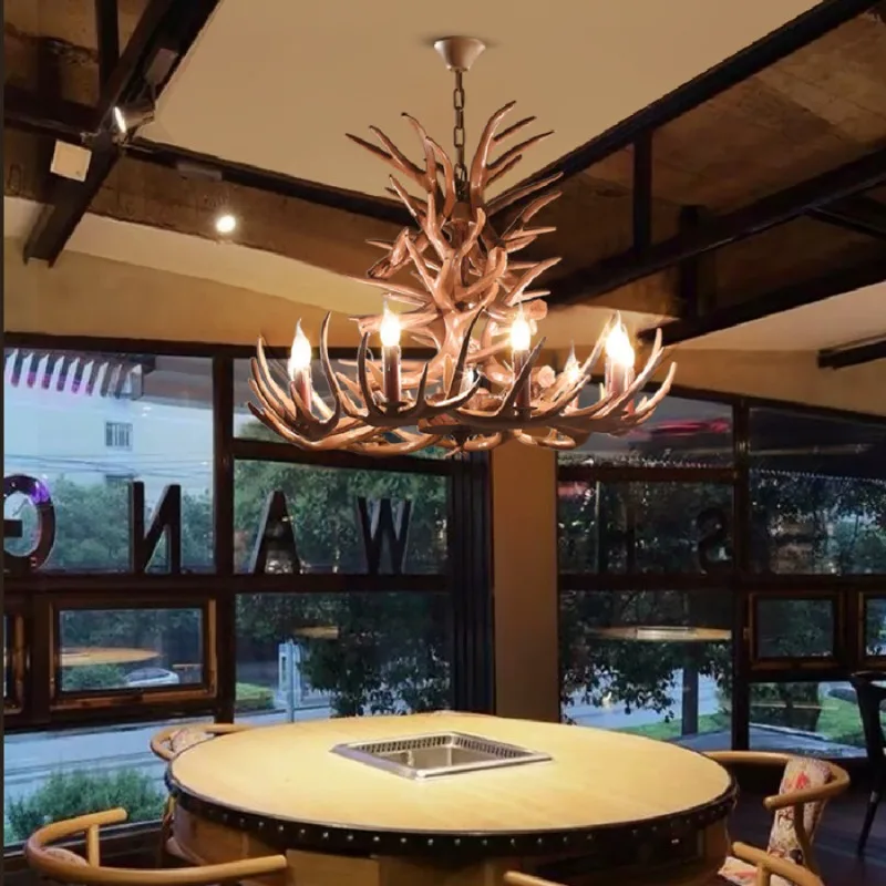 LED pendant lamp Resin Antler Retro Chandelier Brown White Home Indoor Lighting Living Room Dinning Restaurant lampara techo Art
LED pendant lamp Resin Antler Retro Chandelier Brown White Home Indoor Lighting Living Room Dinning Restaurant lampara techo Art