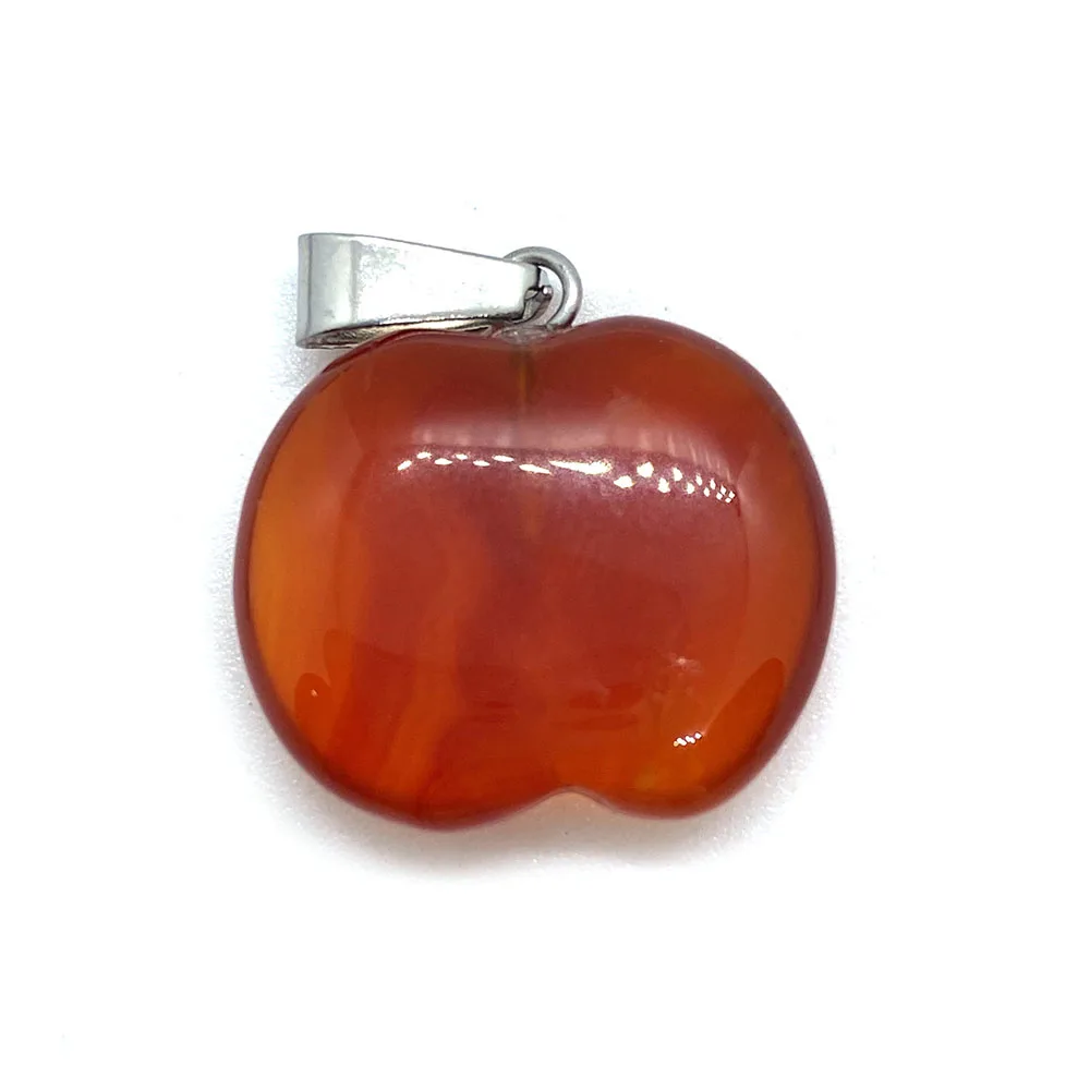 Natural Stone Apple Shape Lovely Pink Crystal Pendant Onyx Fine Jewelry DIY Charm Fashion Necklace Earring Accessories 20x18mm
Natural Stone Apple Shape Lovely Pink Crystal Pendant Onyx Fine Jewelry DIY Charm Fashion Necklace Earring Accessories 20x18mm
