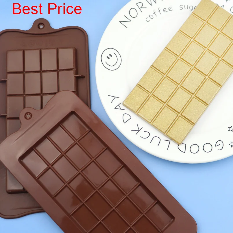 40Pcs/Lot Silicone Waffle Chocolate Block Silicone Sugar-turning Mold Large Chocolate Board Modeling DIY Mold
40Pcs/Lot Silicone Waffle Chocolate Block Silicone Sugar-turning Mold Large Chocolate Board Modeling DIY Mold