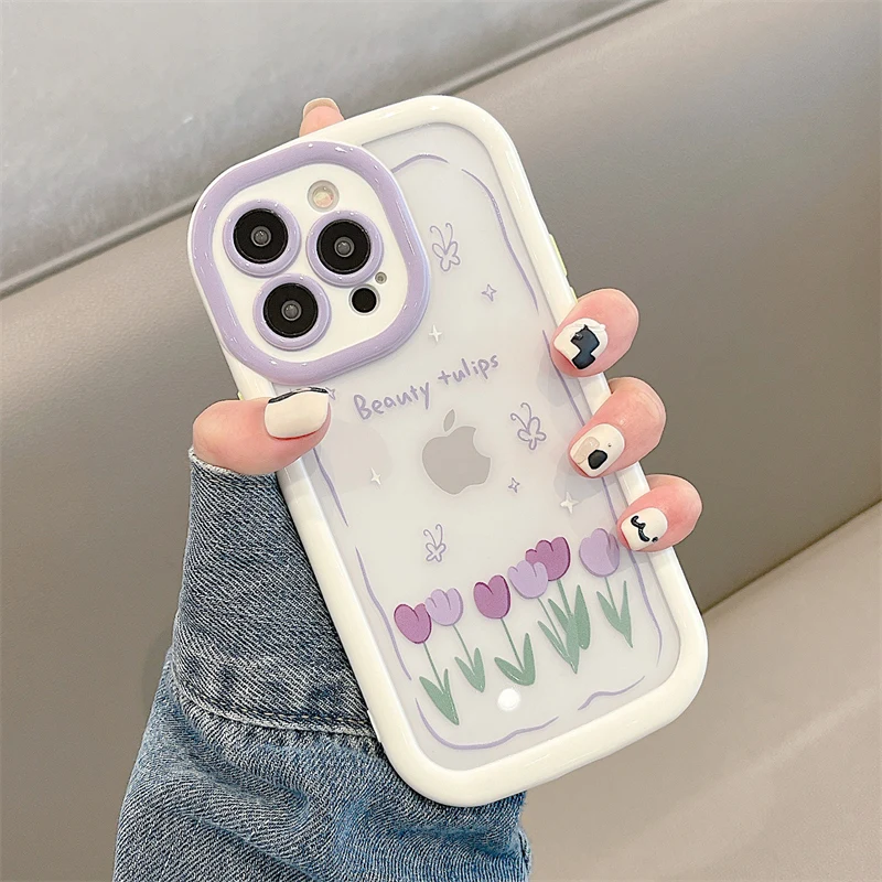 Красивый цветочный противоударный чехол с тюльпанами для iPhone 14 Pro Max 13 12 11, мягкий силиконовый бампер
Красивый цветочный противоударный чехол с тюльпанами для iPhone 14 Pro Max 13 12 11, мягкий силиконовый бампер