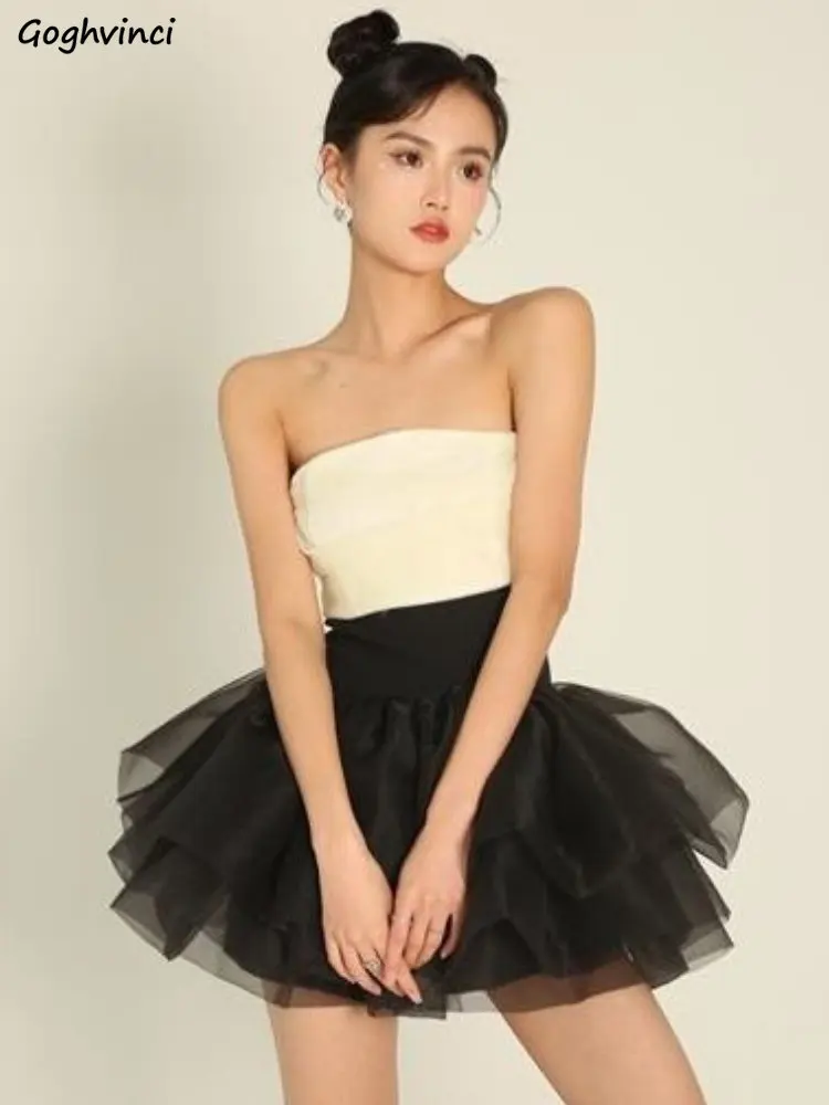 Женские летние комплекты с мини-юбкой, сетчатые стильные эстетичные Модные майки без бретелек, сексуальные милые дизайнерские простые корейские комплекты для девушек
Женские летние комплекты с мини-юбкой, сетчатые стильные эстетичные Модные майки без бретелек, сексуальные милые дизайнерские простые корейские комплекты для девушек