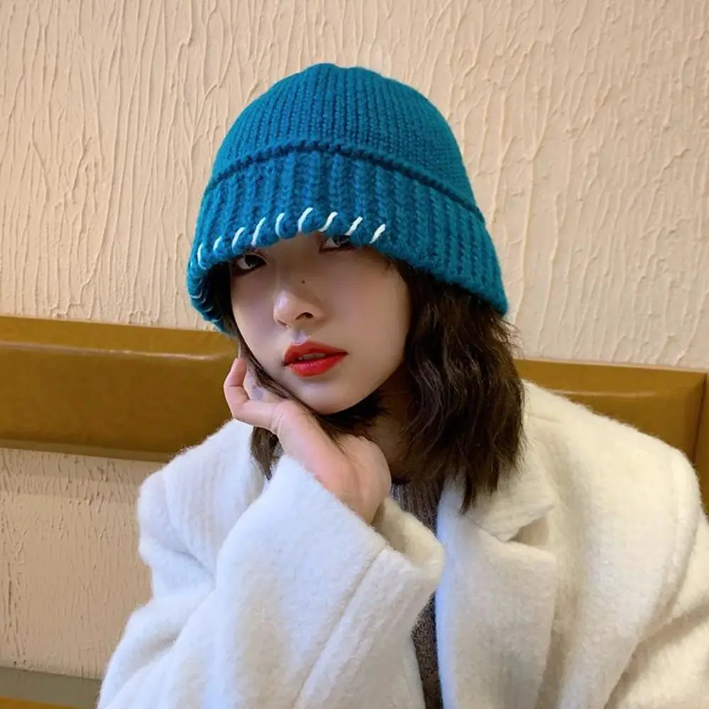Christmas Gifts Women's Warm Woolen Skullies Cap Cashmere Knitted Hat Winter Bonnet Fisherman Hat Thick Stripe
Christmas Gifts Women's Warm Woolen Skullies Cap Cashmere Knitted Hat Winter Bonnet Fisherman Hat Thick Stripe