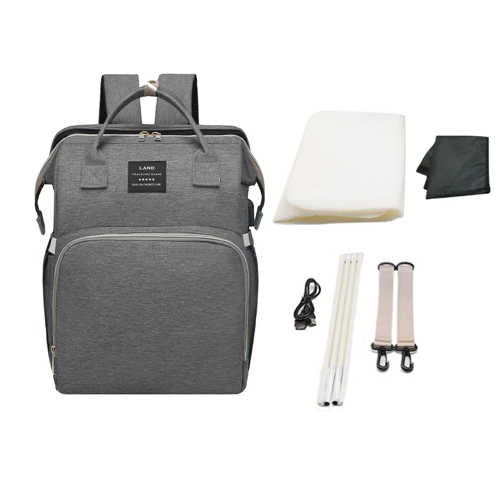 Adjustable Travel Nappy Hooks Mom Backpack Boy Girl With Changing Station Diaper Bag Large Capacity Portable Crib Oxford Cloth
Adjustable Travel Nappy Hooks Mom Backpack Boy Girl With Changing Station Diaper Bag Large Capacity Portable Crib Oxford Cloth