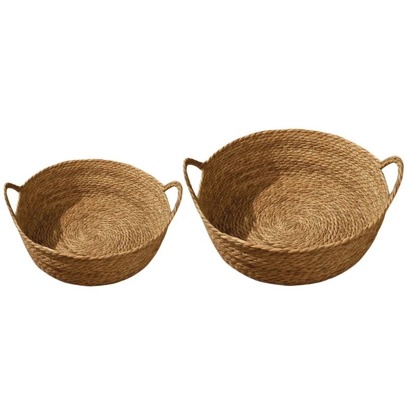 Плетеная корзина ручной работы для кровати, круглая гнездо, устойчивая к царапинам, моющаяся
Плетеная корзина ручной работы для кровати, круглая гнездо, устойчивая к царапинам, моющаяся