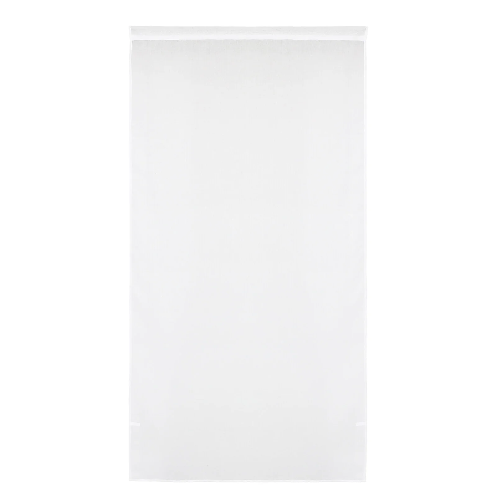 

VOSAREA Window Voile Sheer 100X200cm Semi Linen Curtain Panel for Balcony Bedroom Living Room (White)